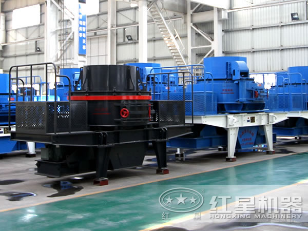 冲击式破碎机生产车间