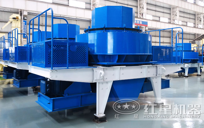 冲击式破碎机背面实拍