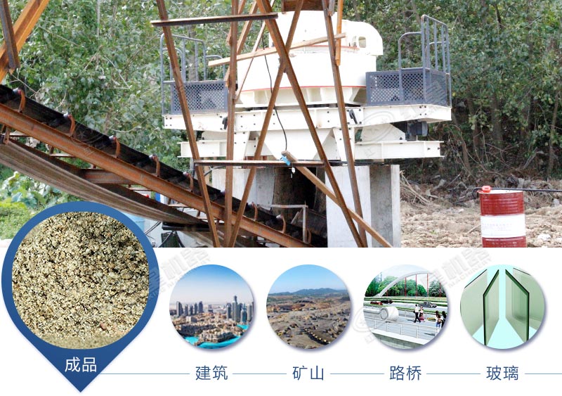 机制砂成品应用广泛