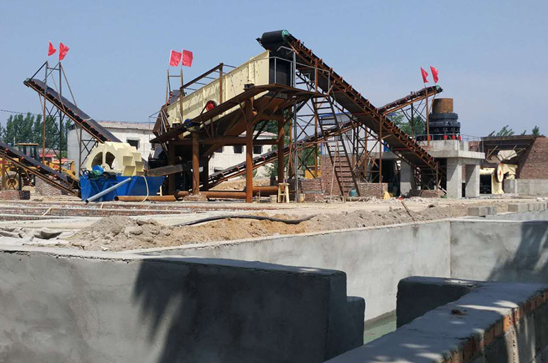 机制砂洗沙生产现场 机制砂洗沙生产现场